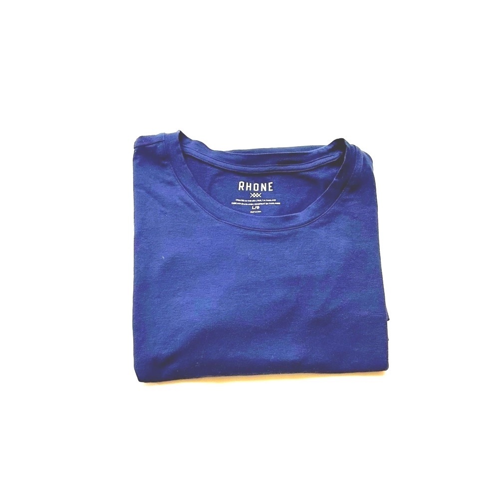 Rhone Essentials Undershirt Crewneck T Shirt in Navy